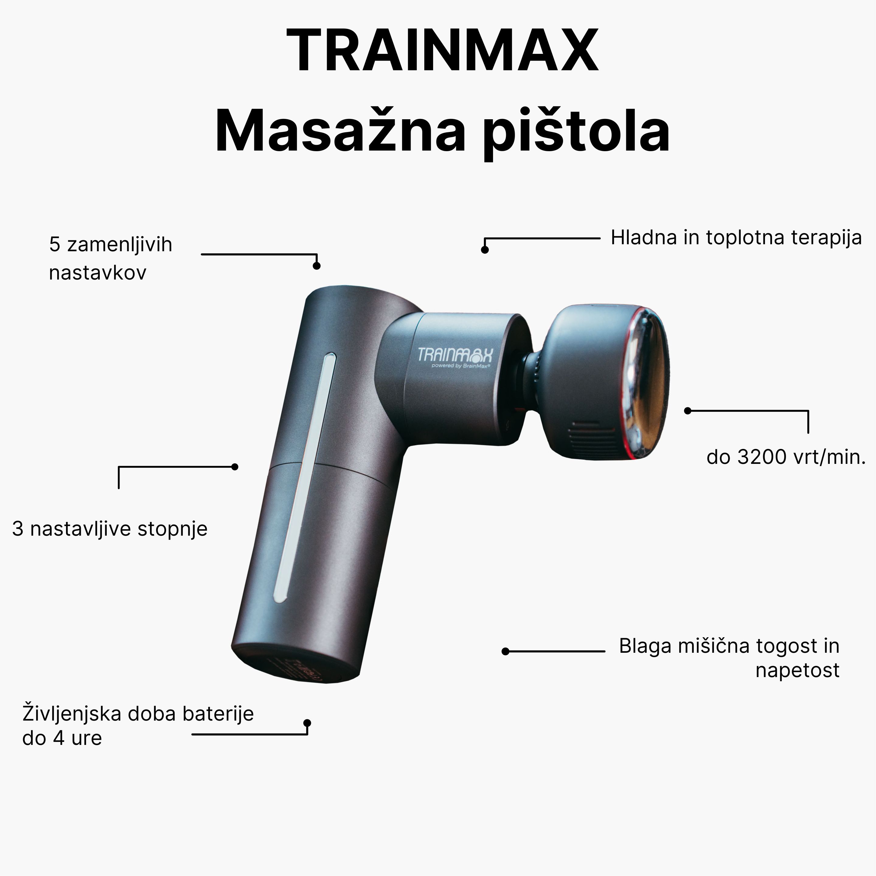 (Slovinština) Upraveno - produkt malá masážní pistole
